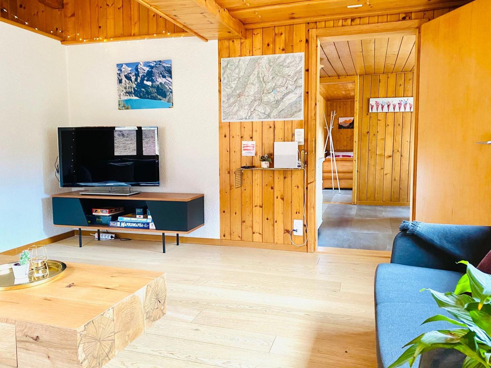 Cozy Apartment In Vintage House In Kandersteg Exterior foto