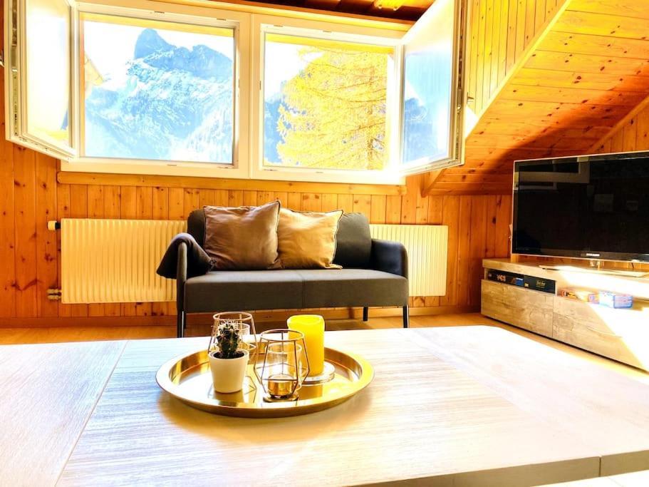 Cozy Apartment In Vintage House In Kandersteg Exterior foto