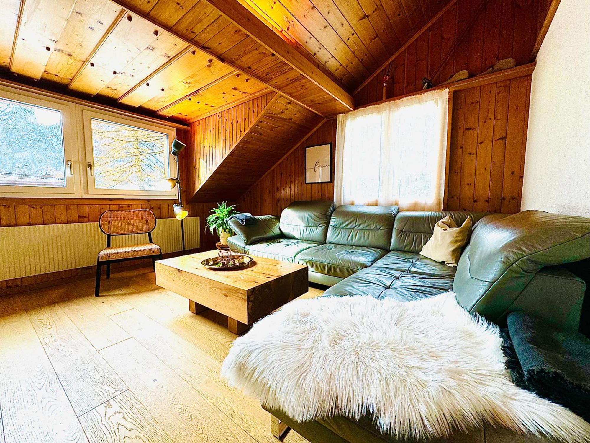 Cozy Apartment In Vintage House In Kandersteg Exterior foto