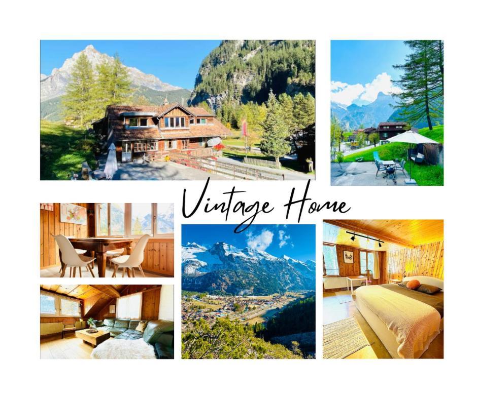 Cozy Apartment In Vintage House In Kandersteg Exterior foto